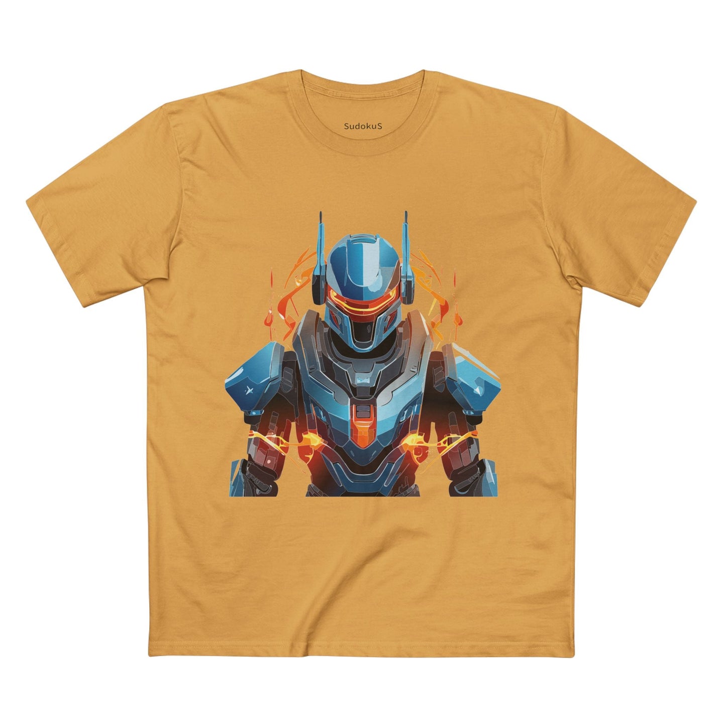 Cyborg Robot Graphic Unisex 100 Cotton Staple Tee 8