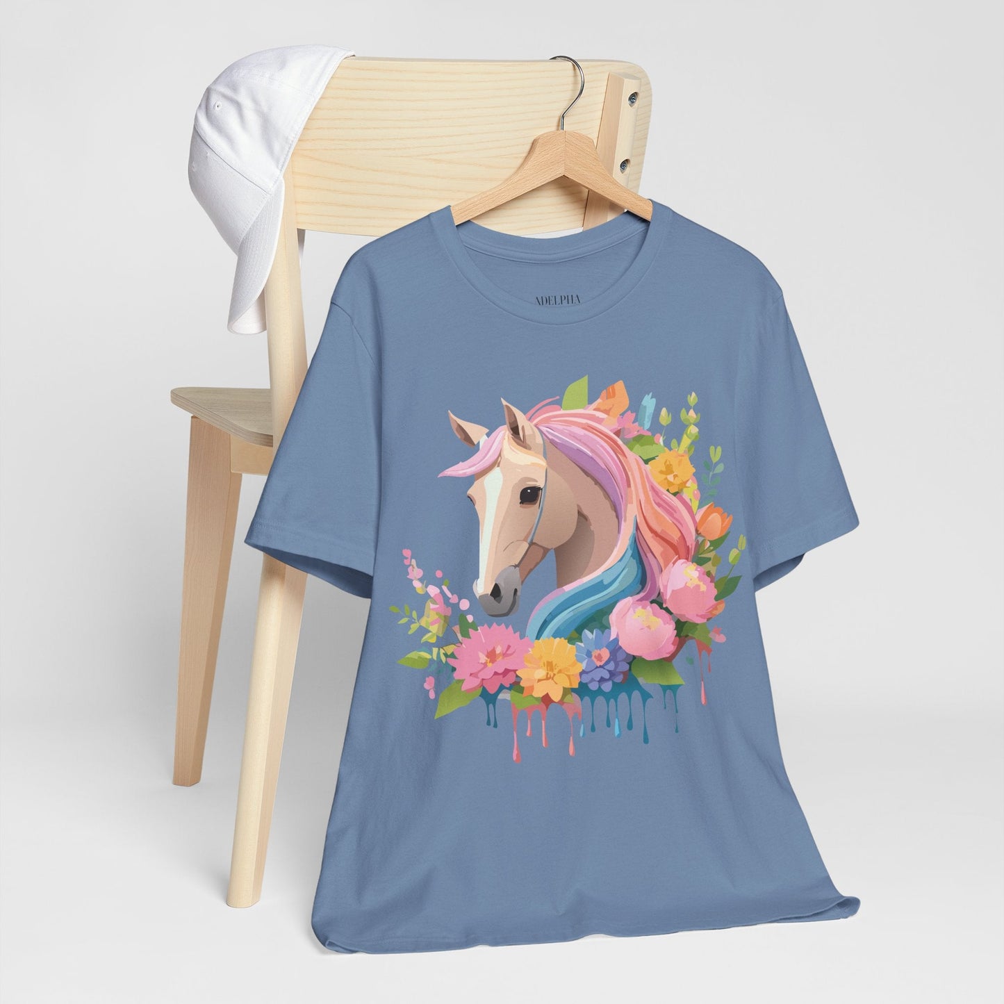 Horse Graphic Unisex 100 Cotton Vintage Animal Art T-Shirt 2
