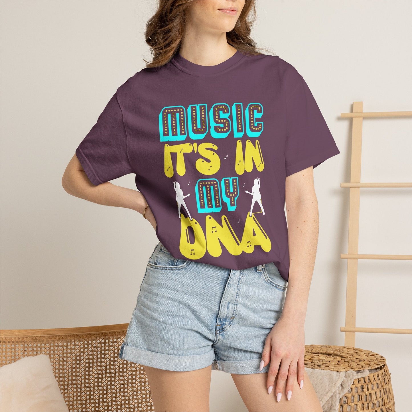 Music Graphic Design Unisex Cotton T-shirt 074