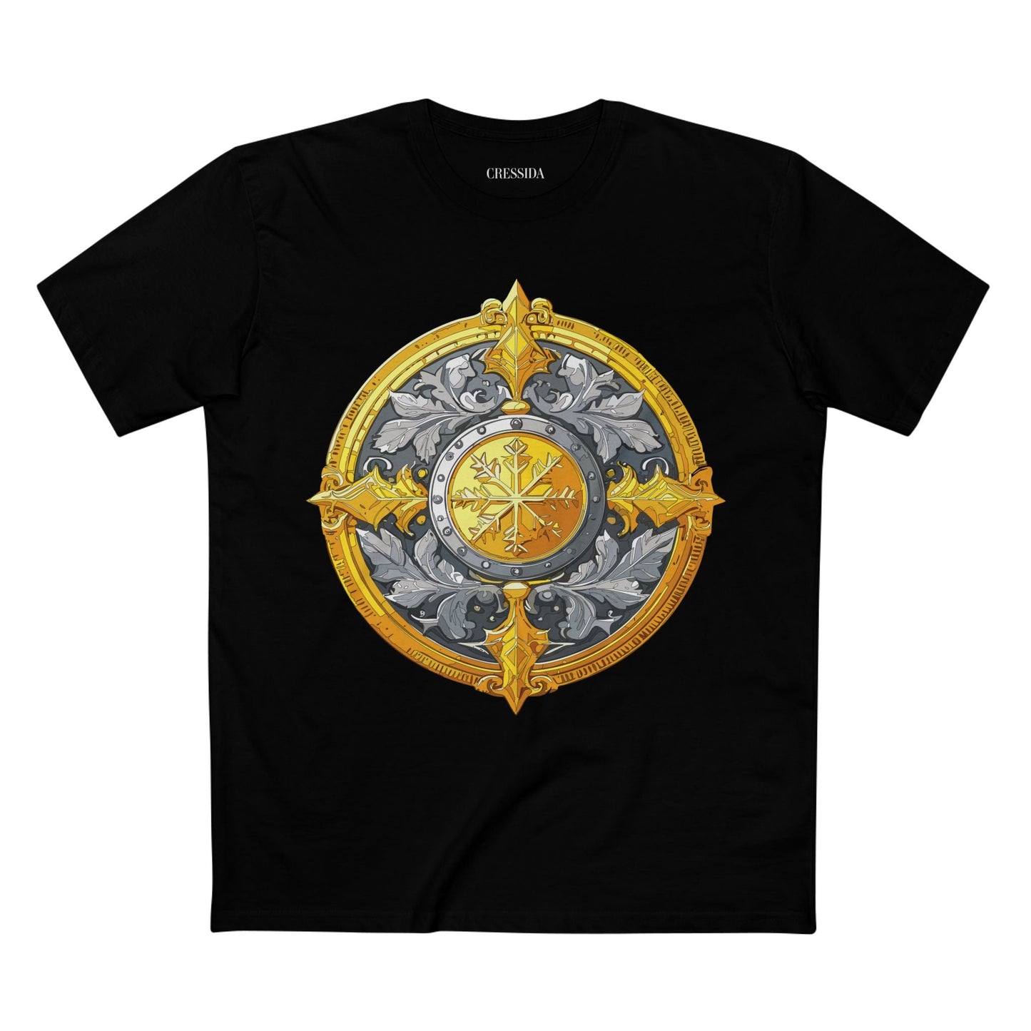 Antique Gold Coin Graphic Design T-Shirt Unisex 100 Cotton With Golden Print Artwork Tee 11