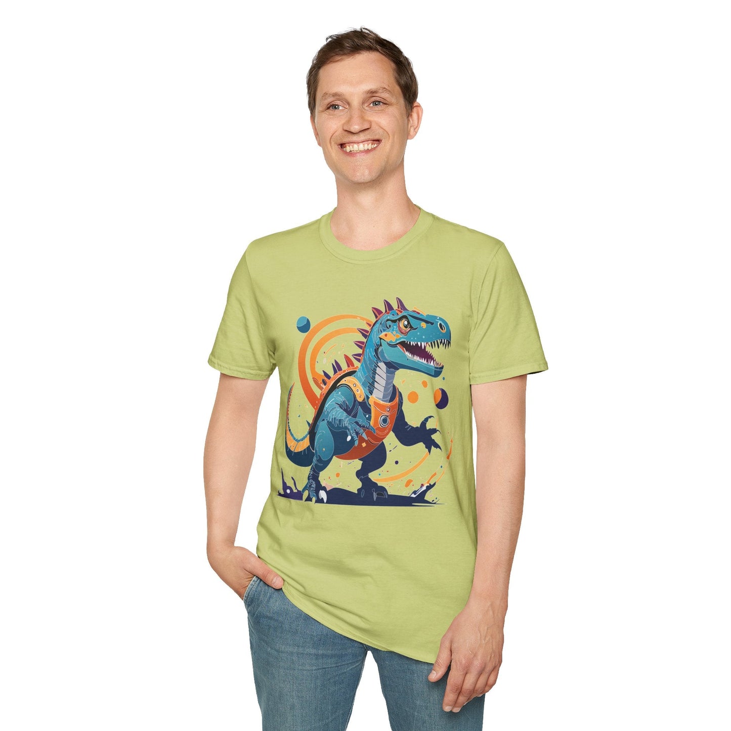 Unisex Alien T Shirt Cosmos Tee With Alien Design Gildan Softstyle 64000 Ring Spun Cotton