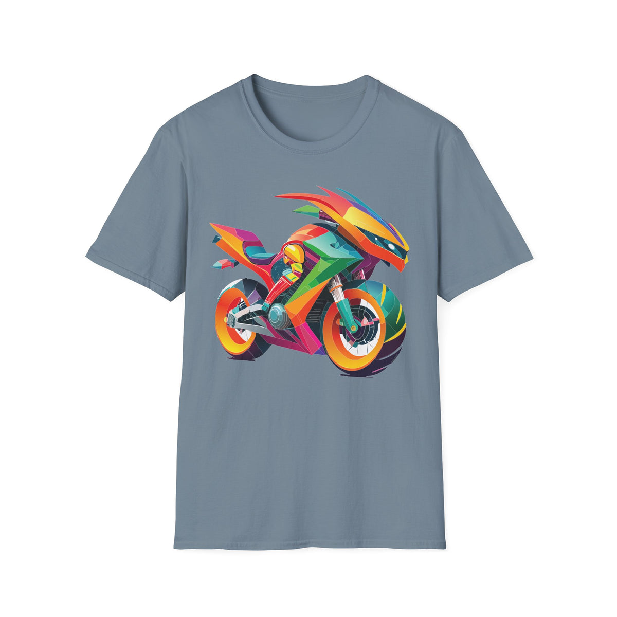 Moto Bike Motorcycle Graphic Tee Gildan Unisex 100 Cotton Tee Shirt m3