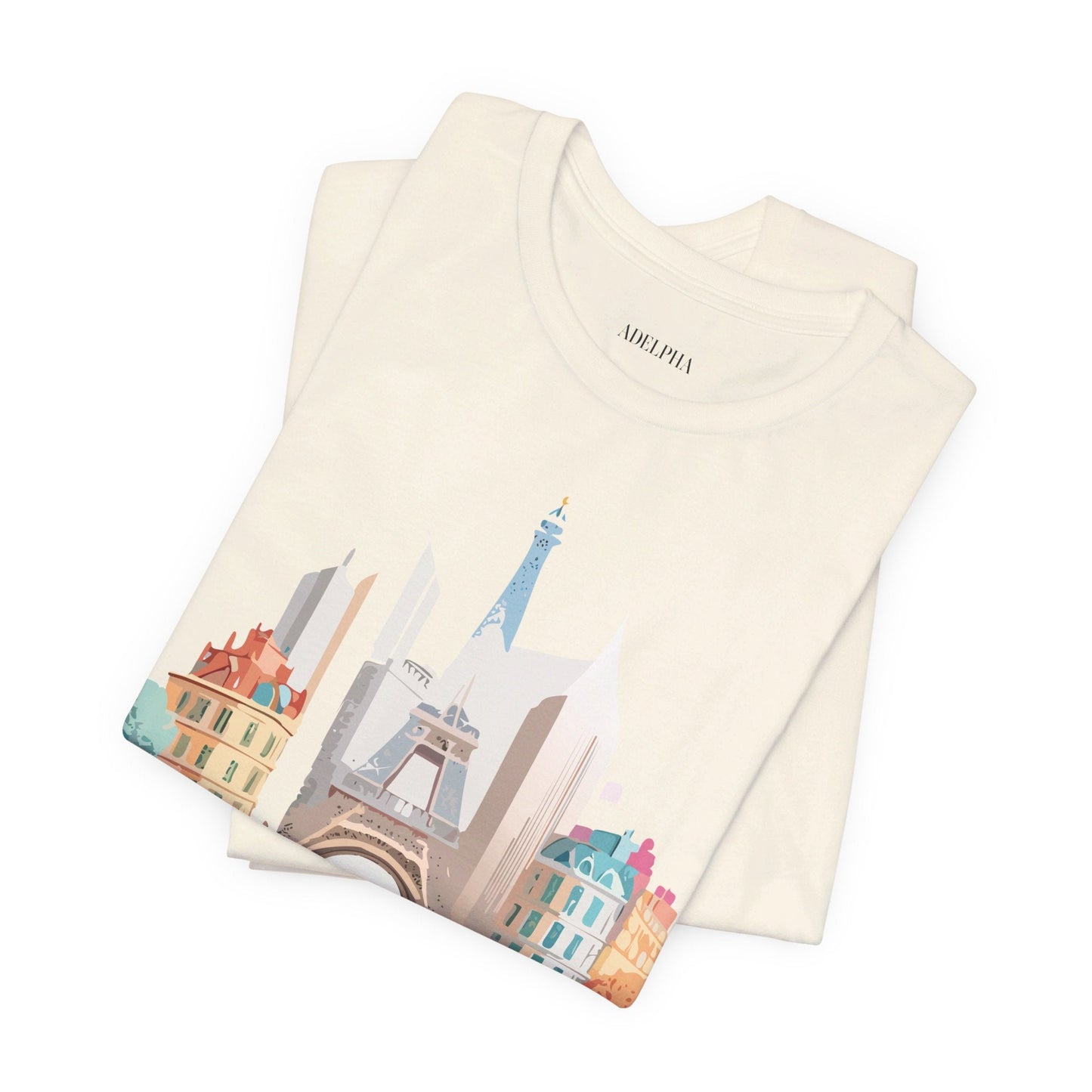 Adelpha Paris Graphic Tee Unisex Jersey Short Sleeve Vintage Inspired Artwork Collection