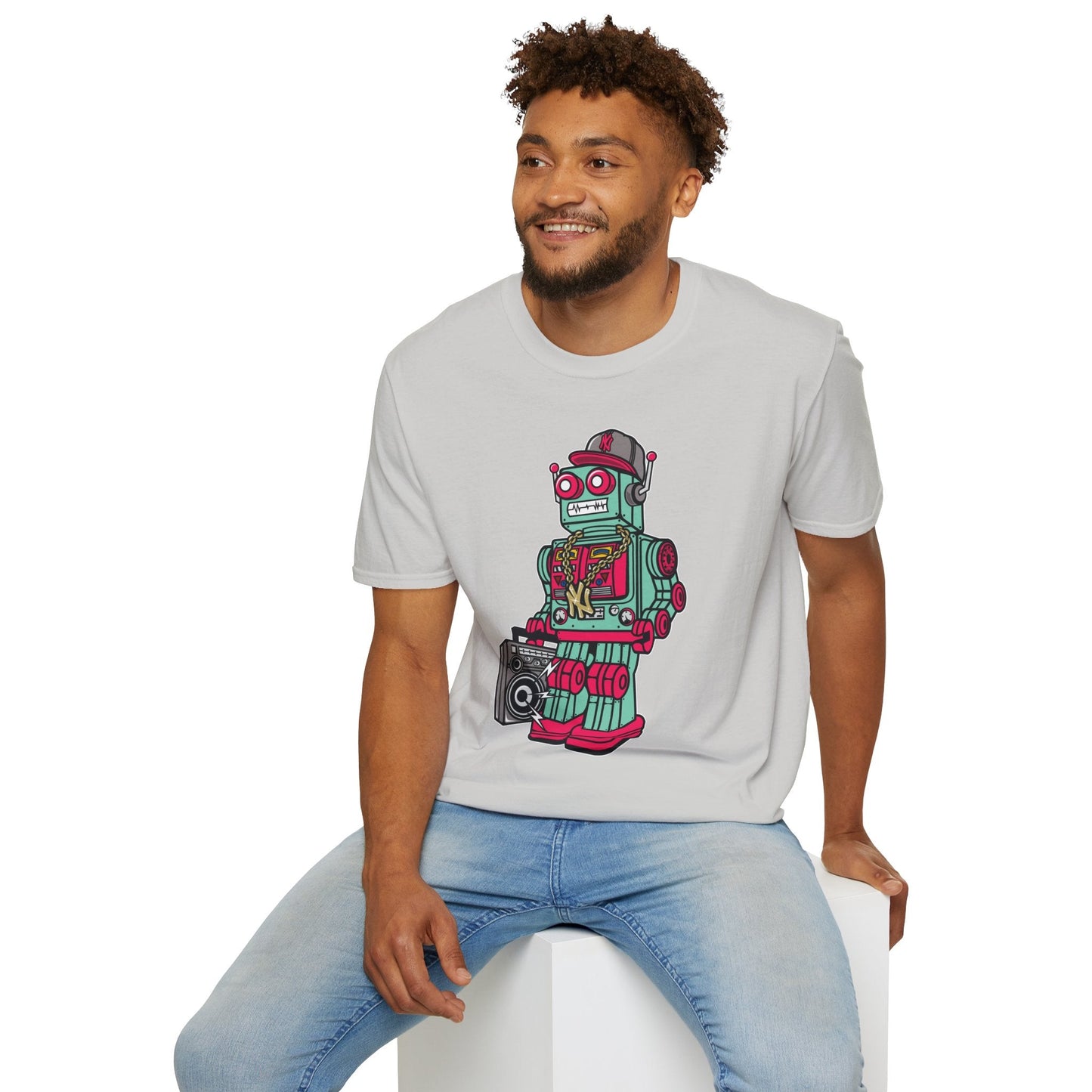 Cartoon T Shirt Animation Tee Funny Unisex Gildan Softstyle 64000 Ring Spun Cotton