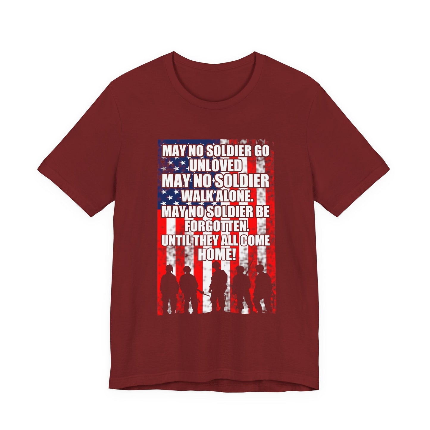 Army Veteran Patriotic Graphic Design Unisex Cotton T-Shirt v49