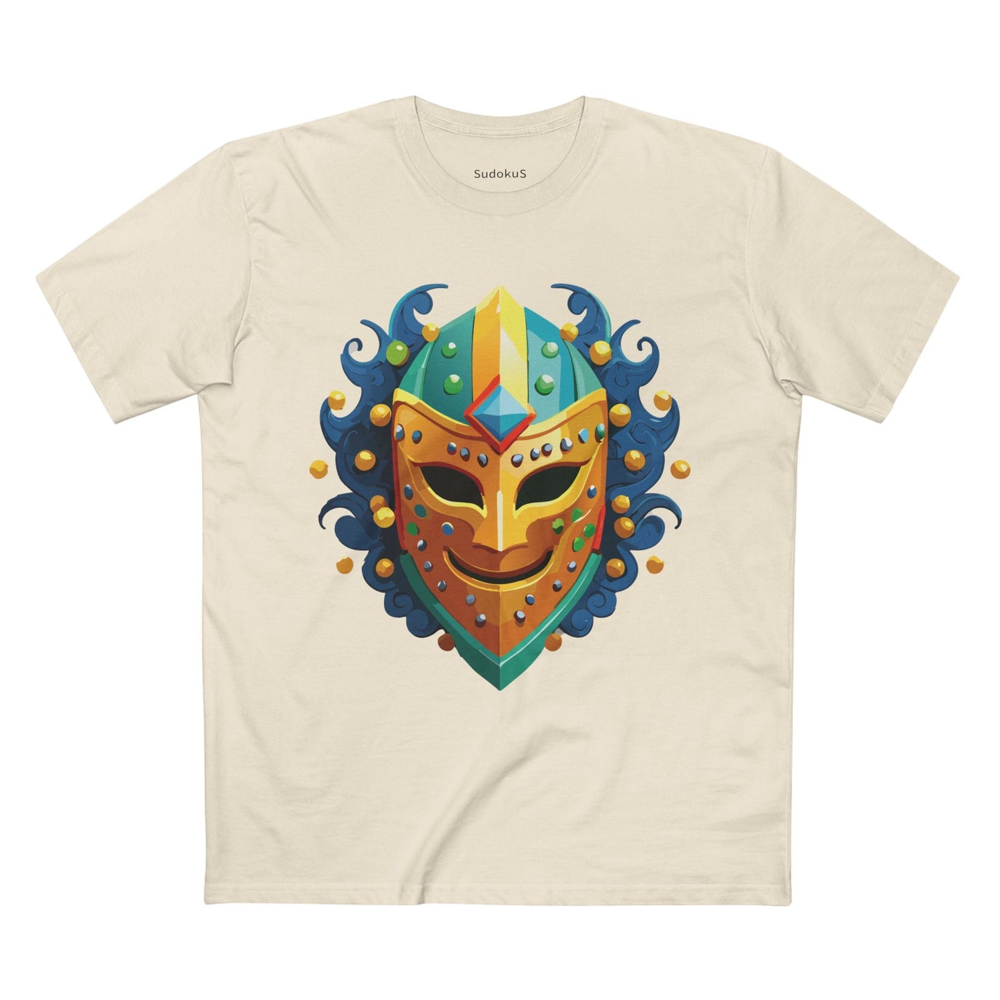 Mask Graphic Unisex 100 Cotton Staple Tee 18