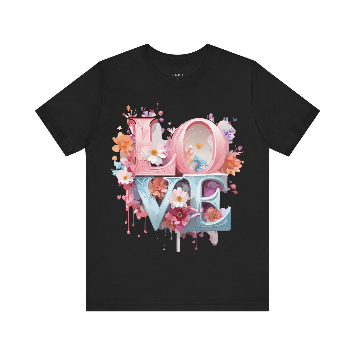 Valentine's Day  Graphic Unisex Cotton Bella+Canvas Tee with Art Design n205