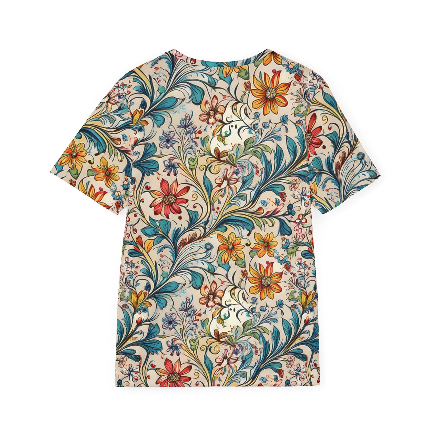 Unisex Floral Shirt, Floral Tee Shirt, Floral T-Shirt, T Shirt with Flowers 24