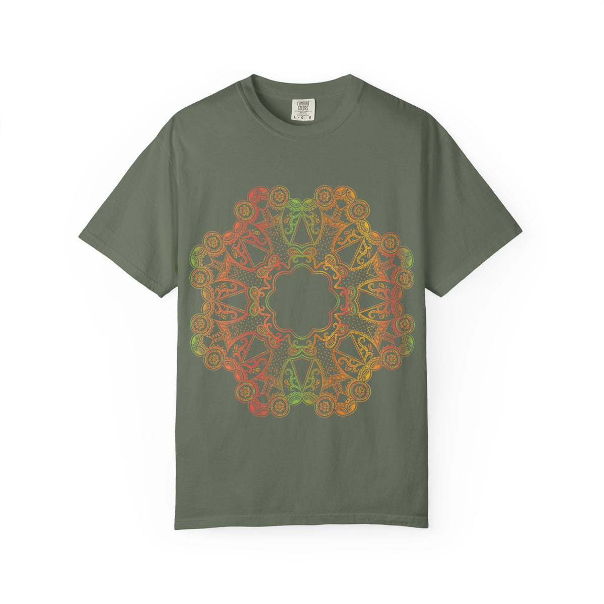 Mandala Graphic Tee Unisex 100 Cotton Comfort Colors T-Shirt 190