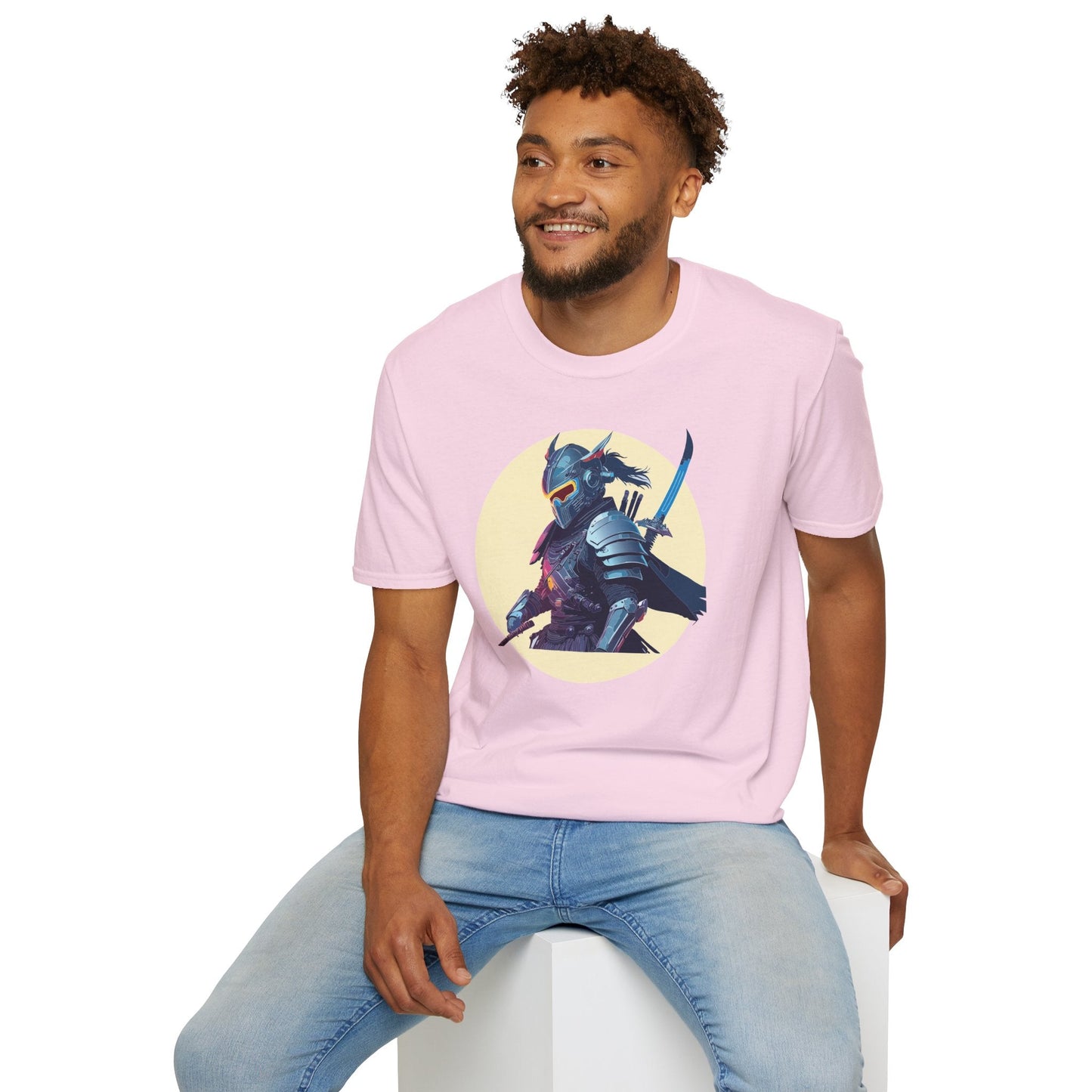 Samurai Shirt Unisex Softstyle Short Sleeve T Shirt Gildan 64000 Breathable Comfort Wear