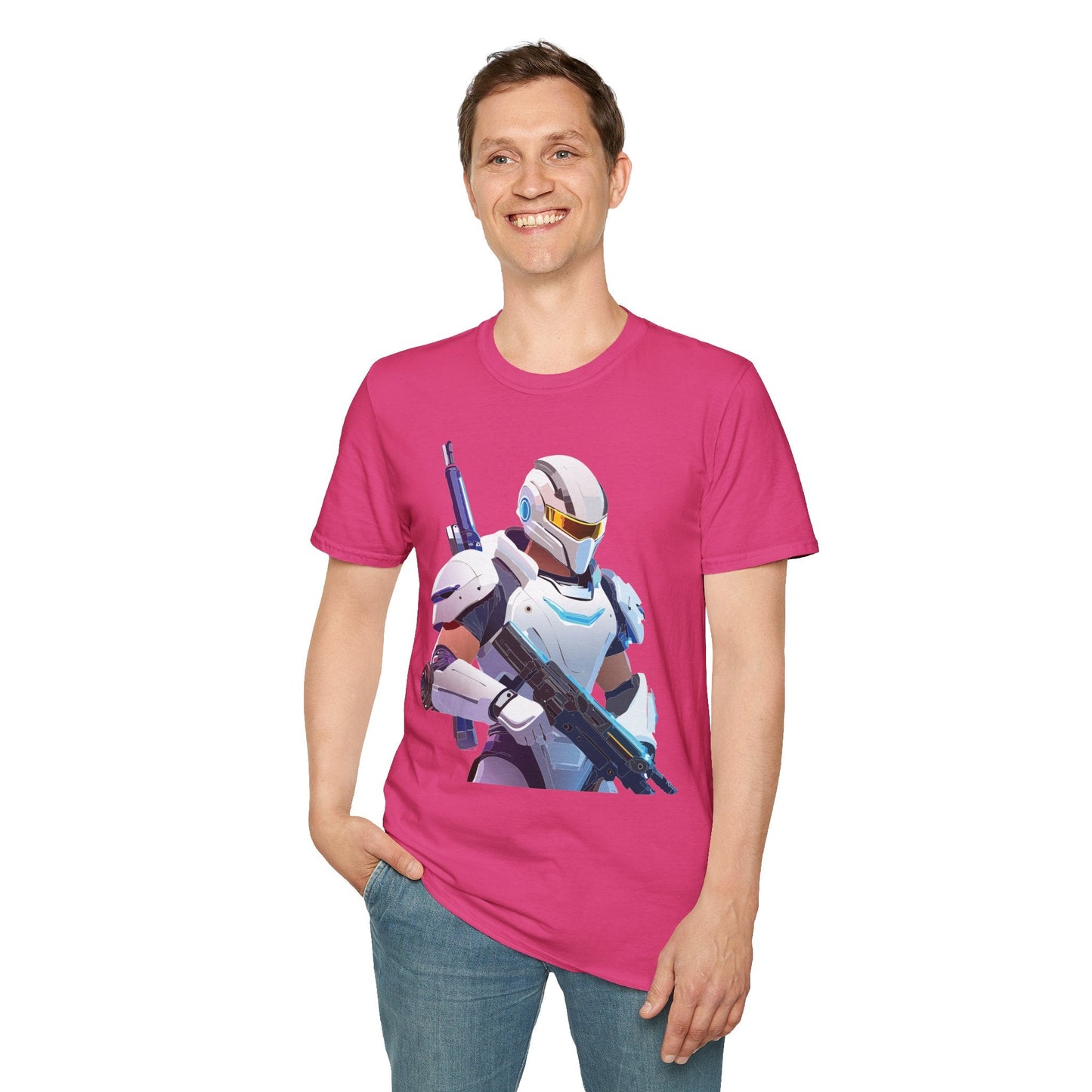 Robocop Graphic Unisex Cotton With Cyber Man Artwork Tee 10