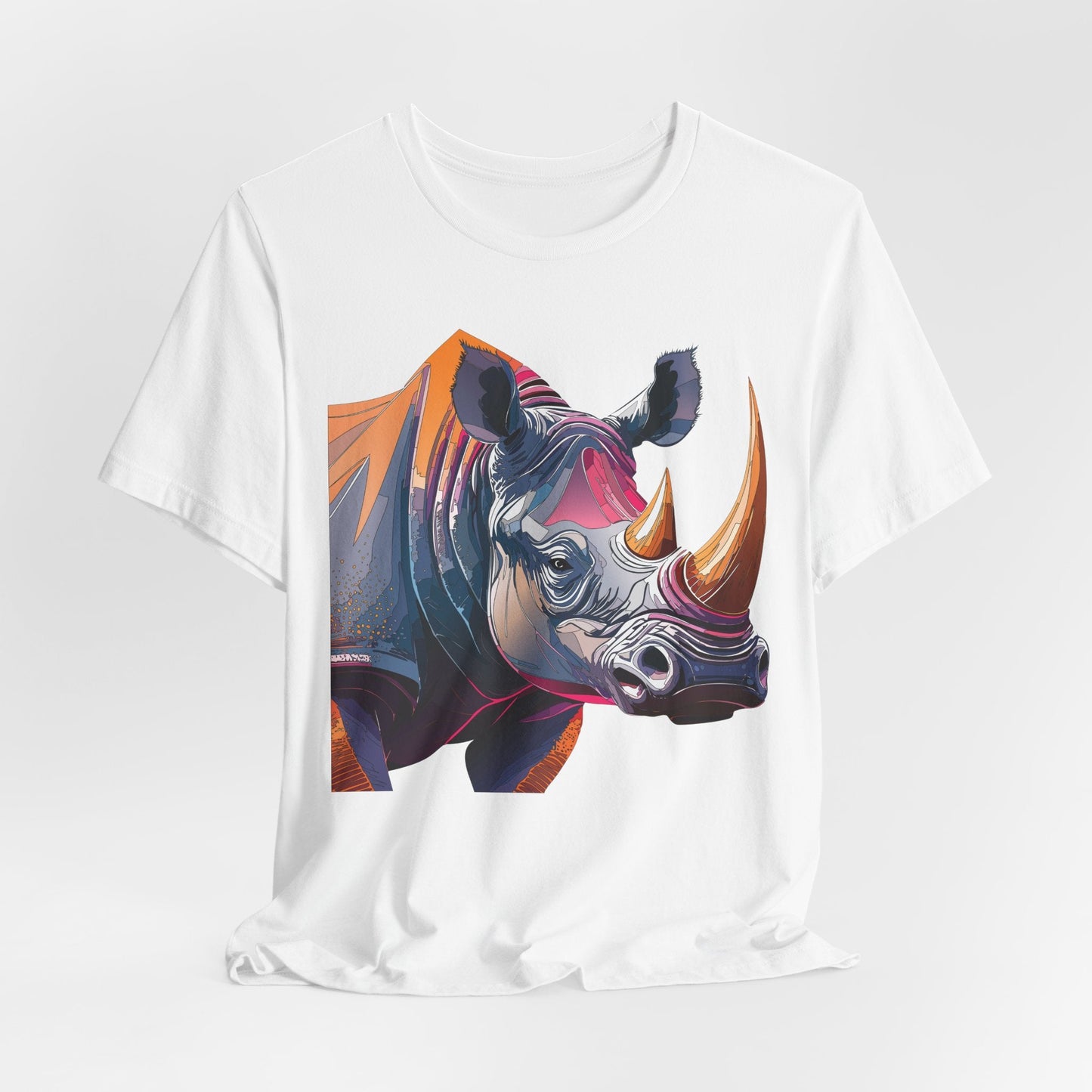 Unisex Animal Print Tee Shirt Featuring Wild Animals Art Design For Everyday Wear
