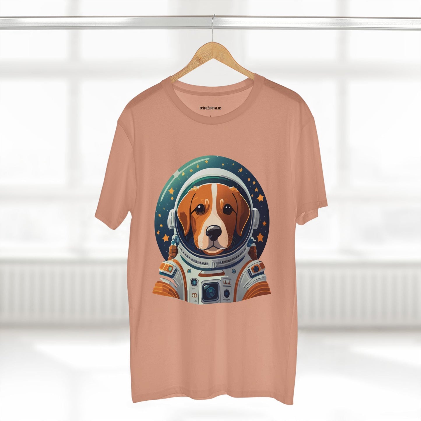 Unisex Premium Cotton Tee With Original Dog Art Shirt Design By Retro2Nova Discover Everyday Comfort And Style