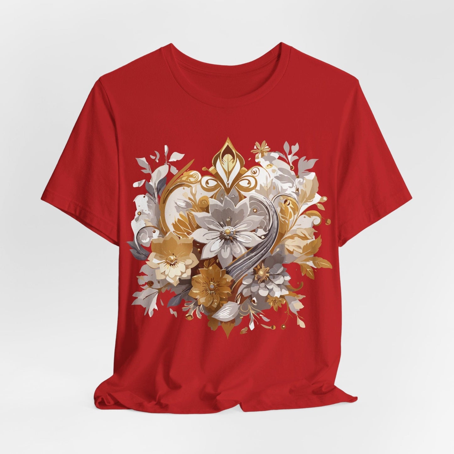 Jewelry Graphic Unisex 100 Cotton Vintage Treasure Art T-Shirt 7