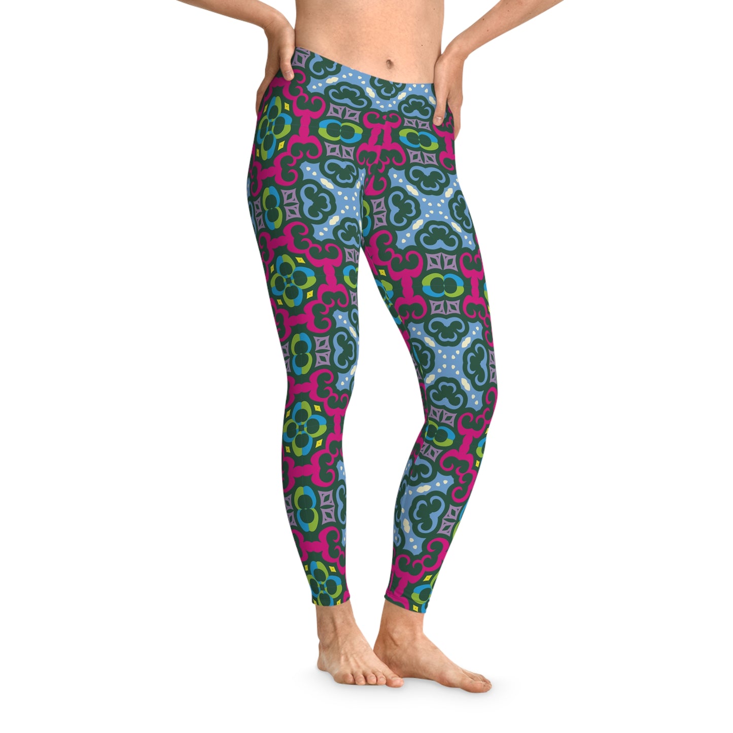 Leggings con estampado tradicional