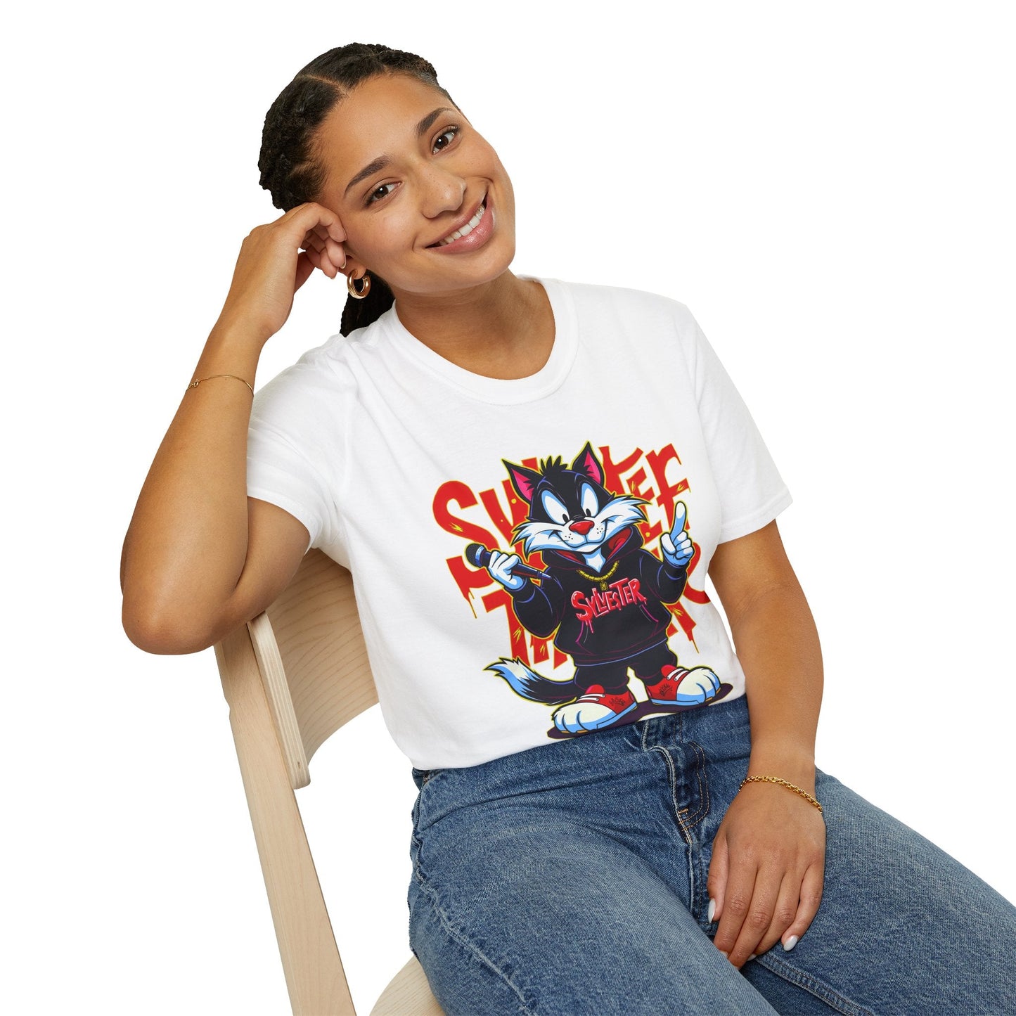 Gildan Softstyle Unisex T Shirt 100 Percent Ring Spun Cotton Cartoon Animation And Funny Animals Tee
