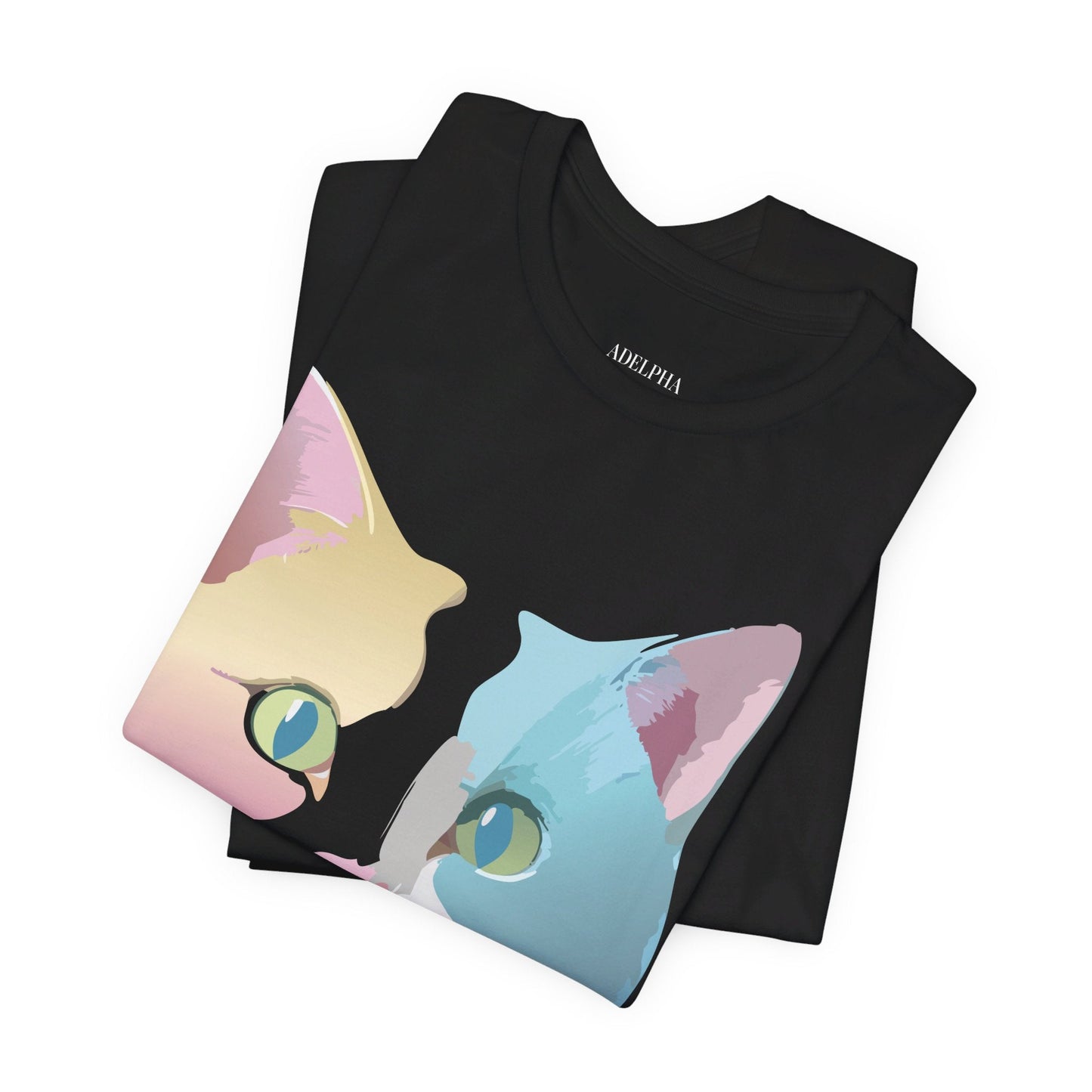 Cat Graphic Tee Unisex Vintage Inspired Shirt By Adelpha Limited Edition