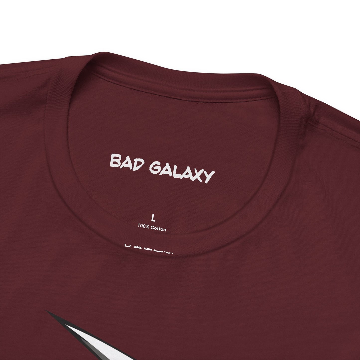Tee Shirt With Alien From Bad Galaxy Made To Order 100 Percent Cotton Eco Friendly Print