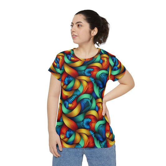 Abstract Print Shirt, Shirt with Abstract Print