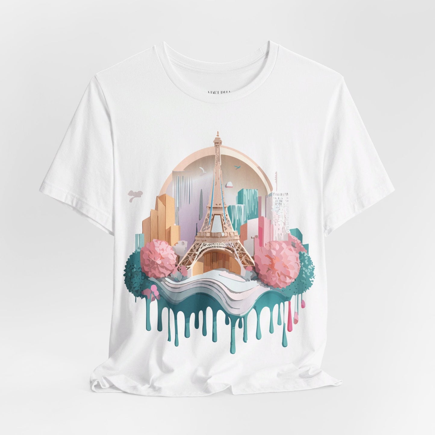 Paris Tourist Shirt Unisex Graphic Tee With Vintage Adelpha Artwork And Travel Style