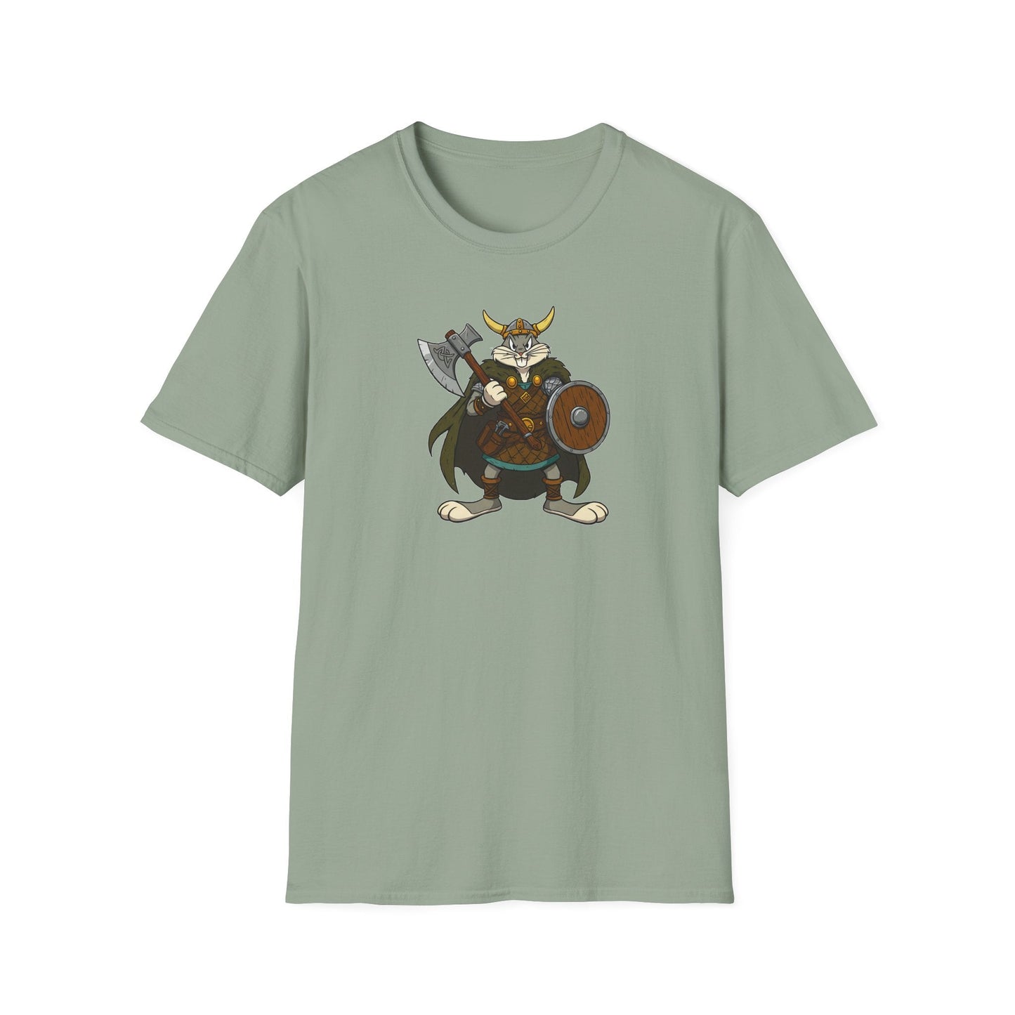 Bugs Bunny T Shirt Cartoon Design Unisex Graphic Tee Gildan Softstyle 64000 Animation Artwork