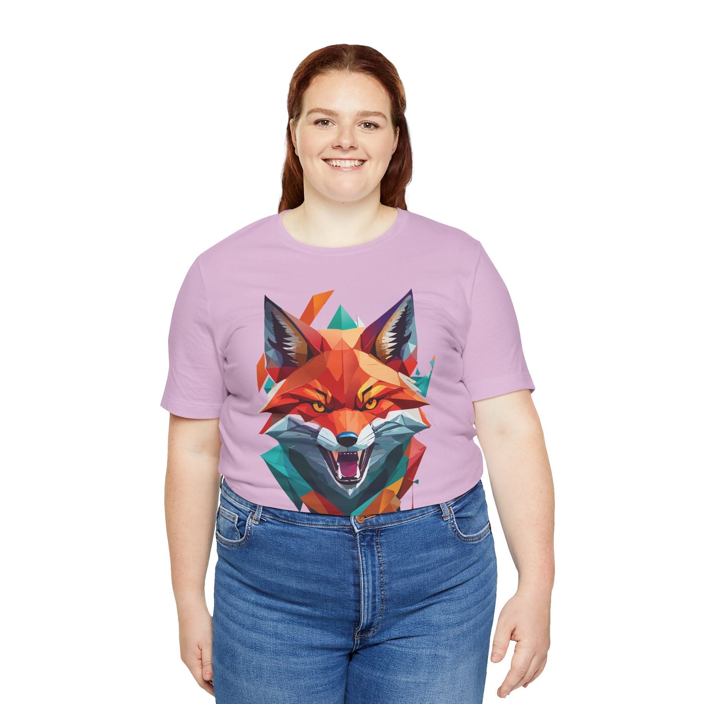 Unisex Animal Print Tee Shirt With Wild Animals Art Design For Men Women Soft Cotton