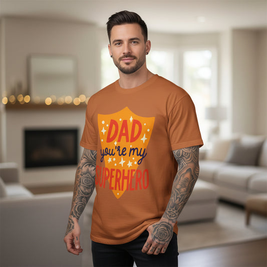 Fathers Day Graphic Garment Dyed Cotton Comfort Colors Relaxed Fit T-Shirt