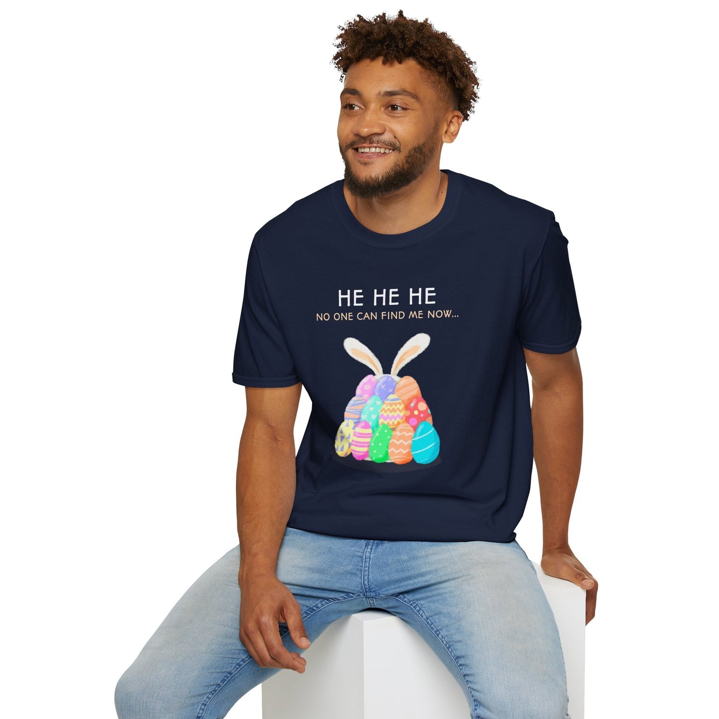 Easter Egg T Shirt Unisex Softstyle 100 Percent Ring Spun Cotton Easter Design Tee