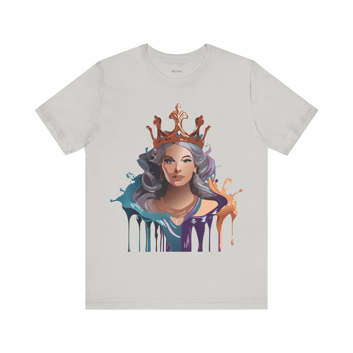 Queen Graphic Unisex Cotton Bella+Canvas Tee with Art Design m184