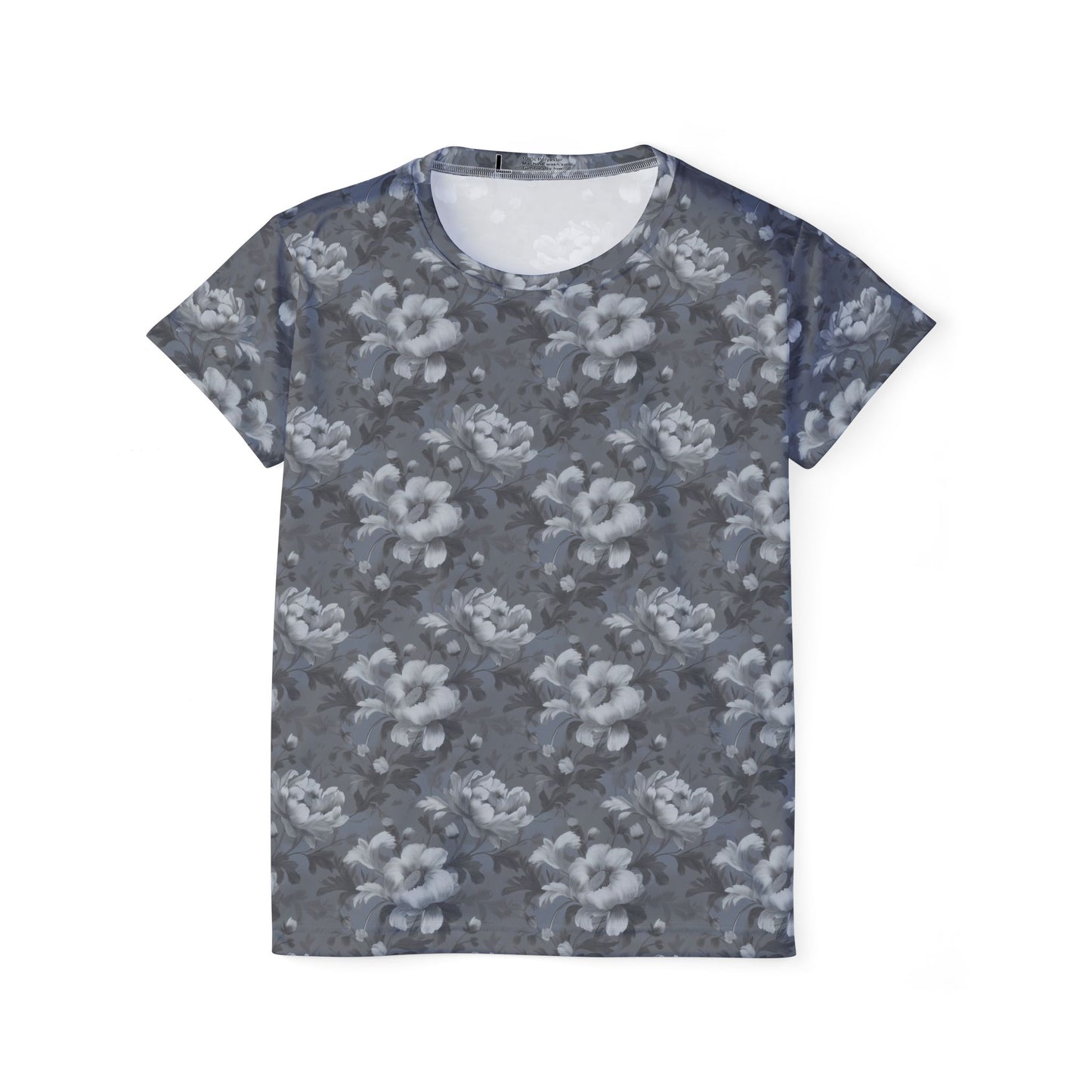 Women Poly T-Shirt with Floral Print