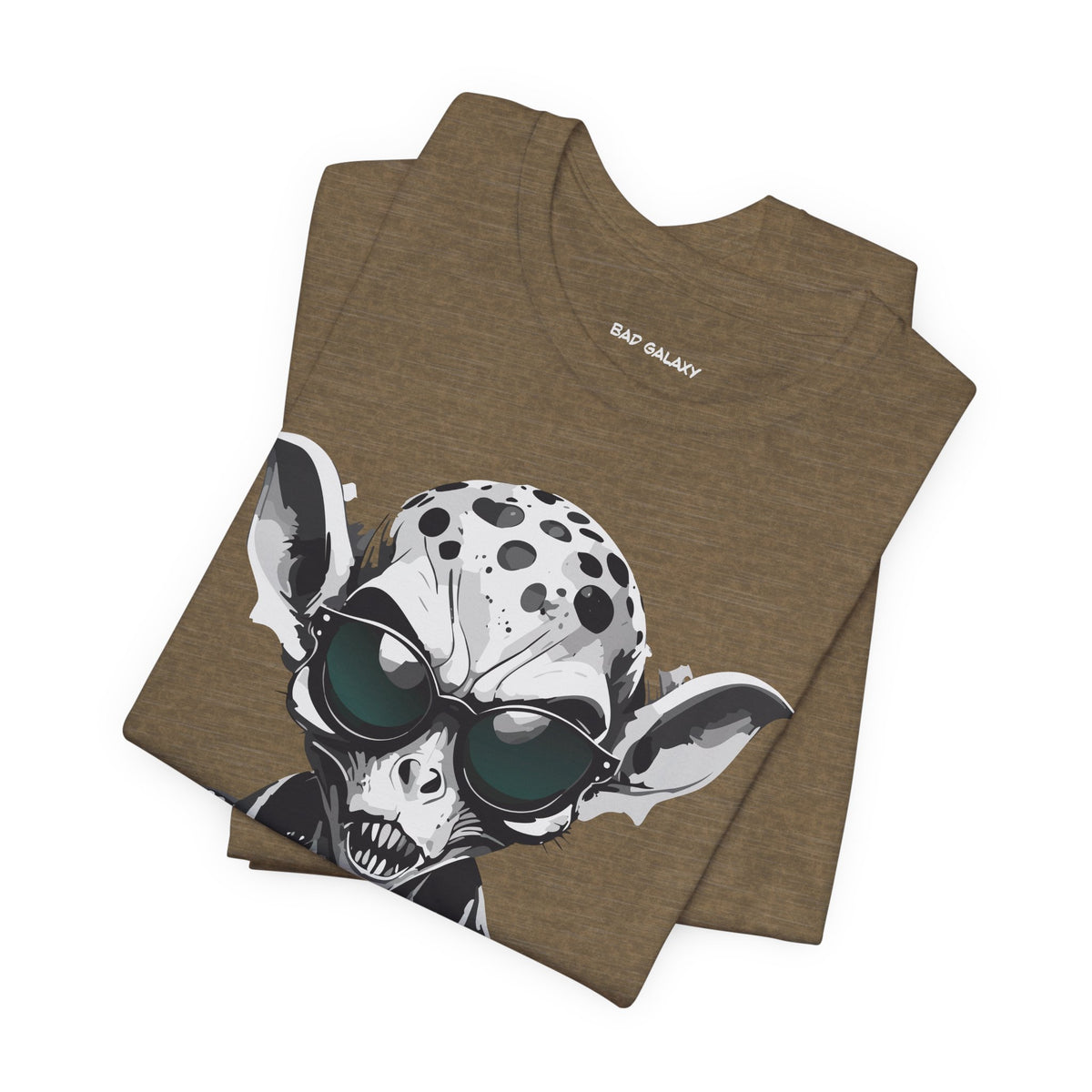 Alien Graphic Unisex Cotton Bella+Canvas Tee with Art Design b64