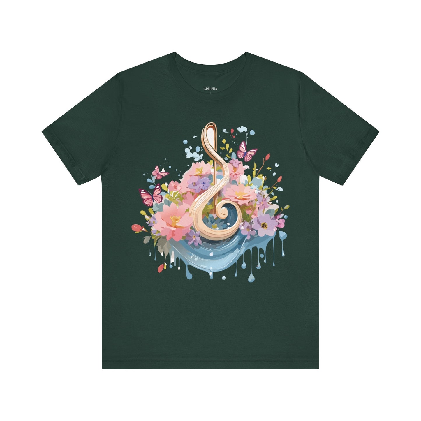 Music T Shirt Unisex Graphic Tee By Adelpha With Vintage Inspired Artwork And Premium Comfort
