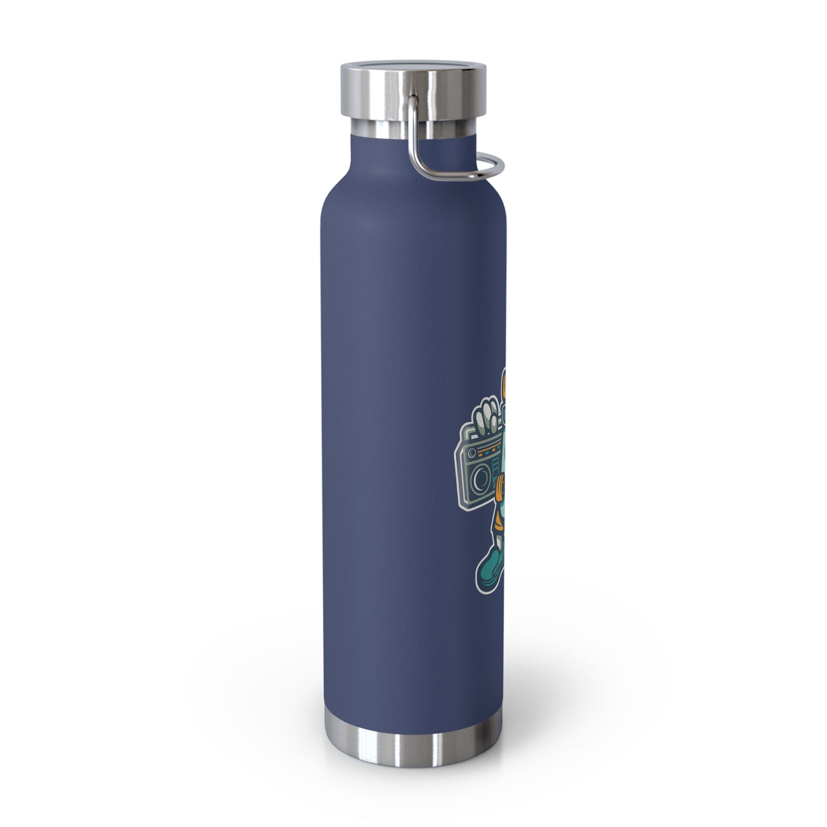 22oz Copper Insulated Water Bottle with Cartoon Design - CV57