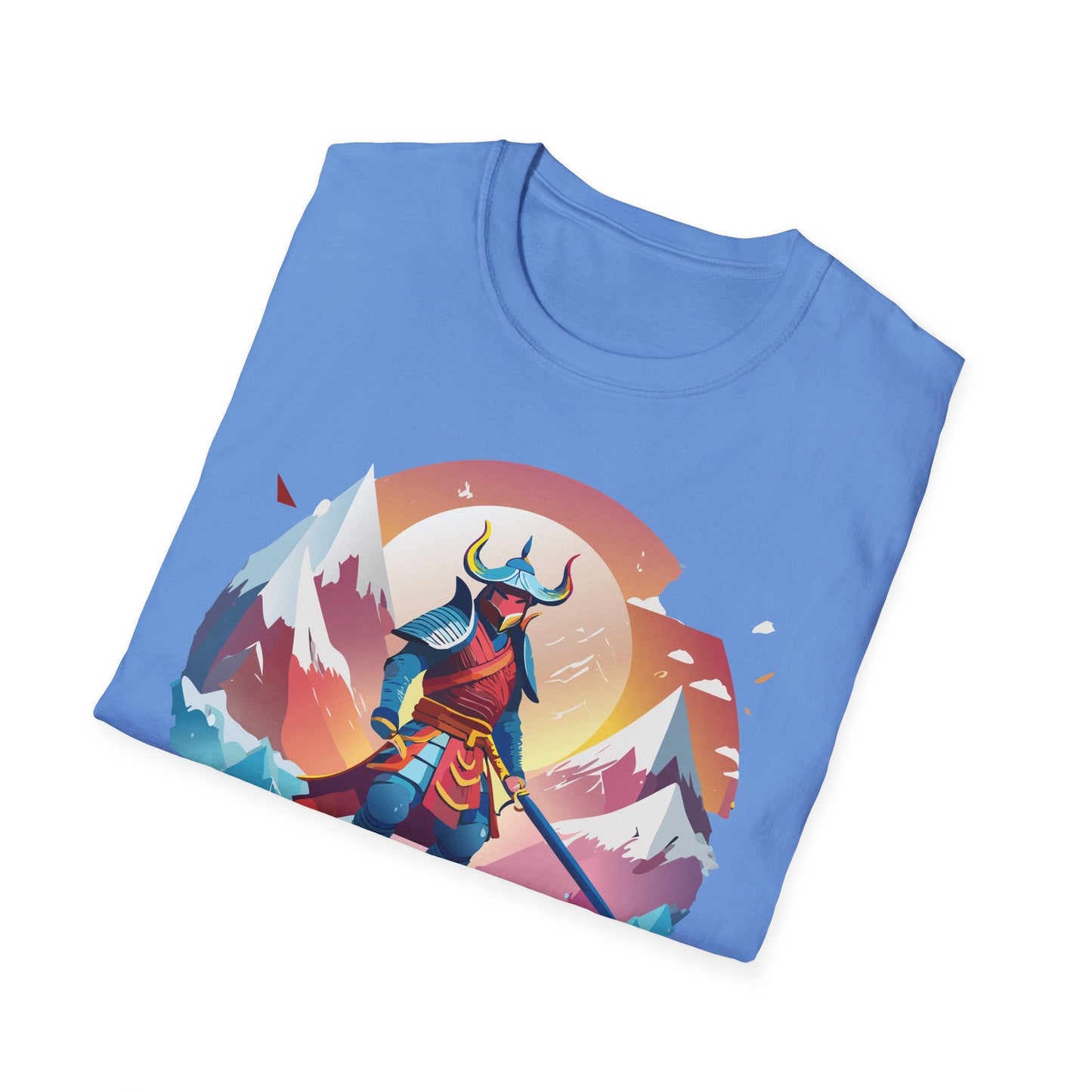 Samurai Style T Shirt Unisex Softstyle 64000 100 Percent Ring Spun Cotton Comfortable Tee