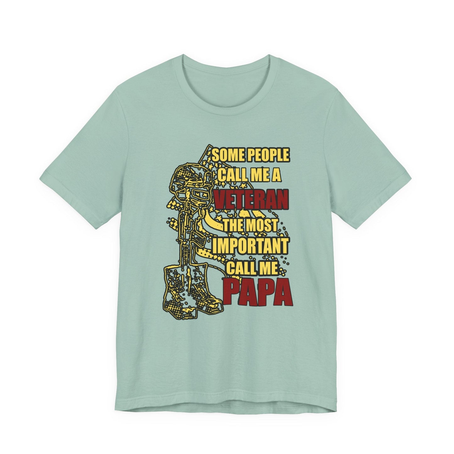 Army Veteran Patriotic Graphic Design Unisex Cotton T-Shirt v58