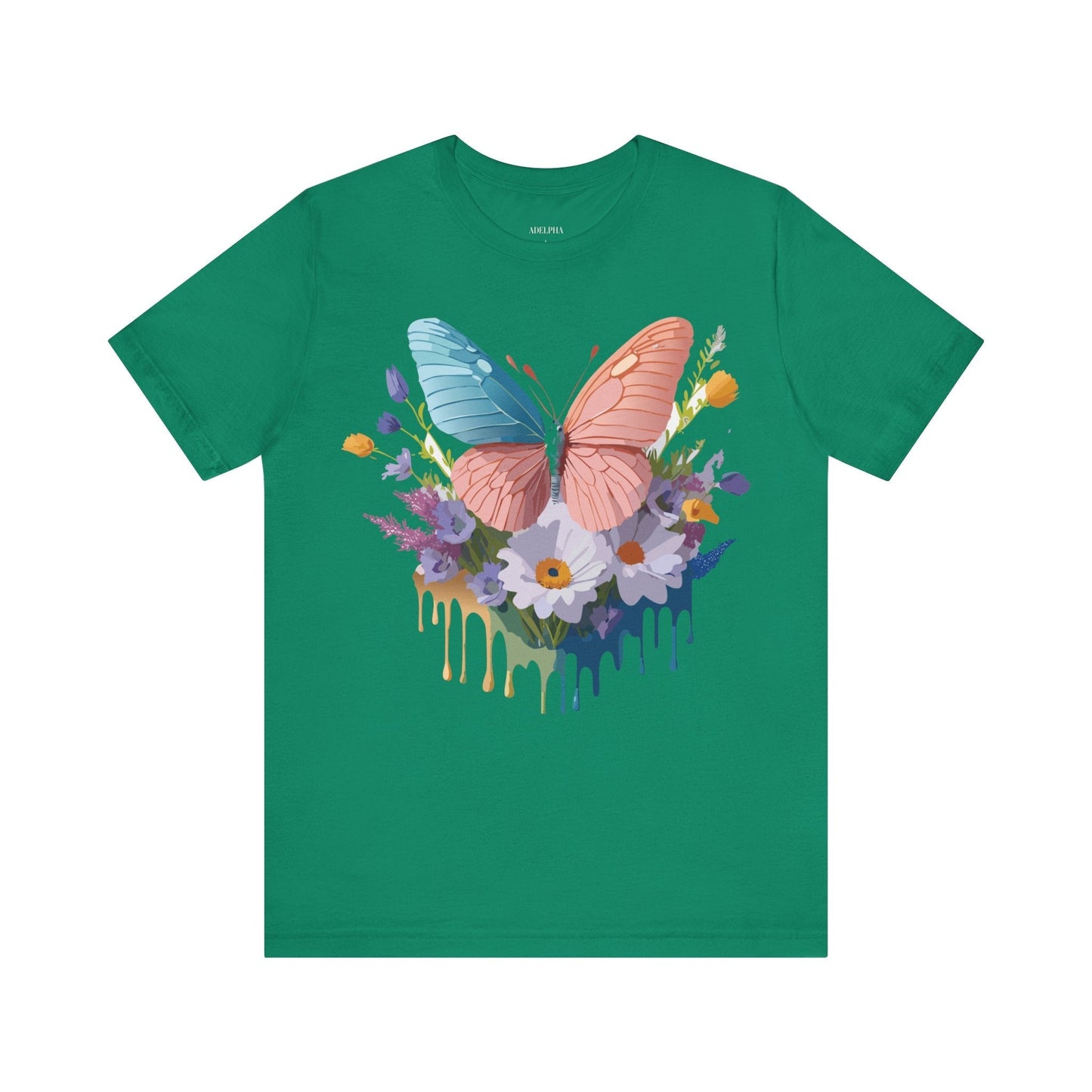 Butterfly Graphic Tee Unisex Adelpha Art Vintage Inspired Short Sleeve Shirt