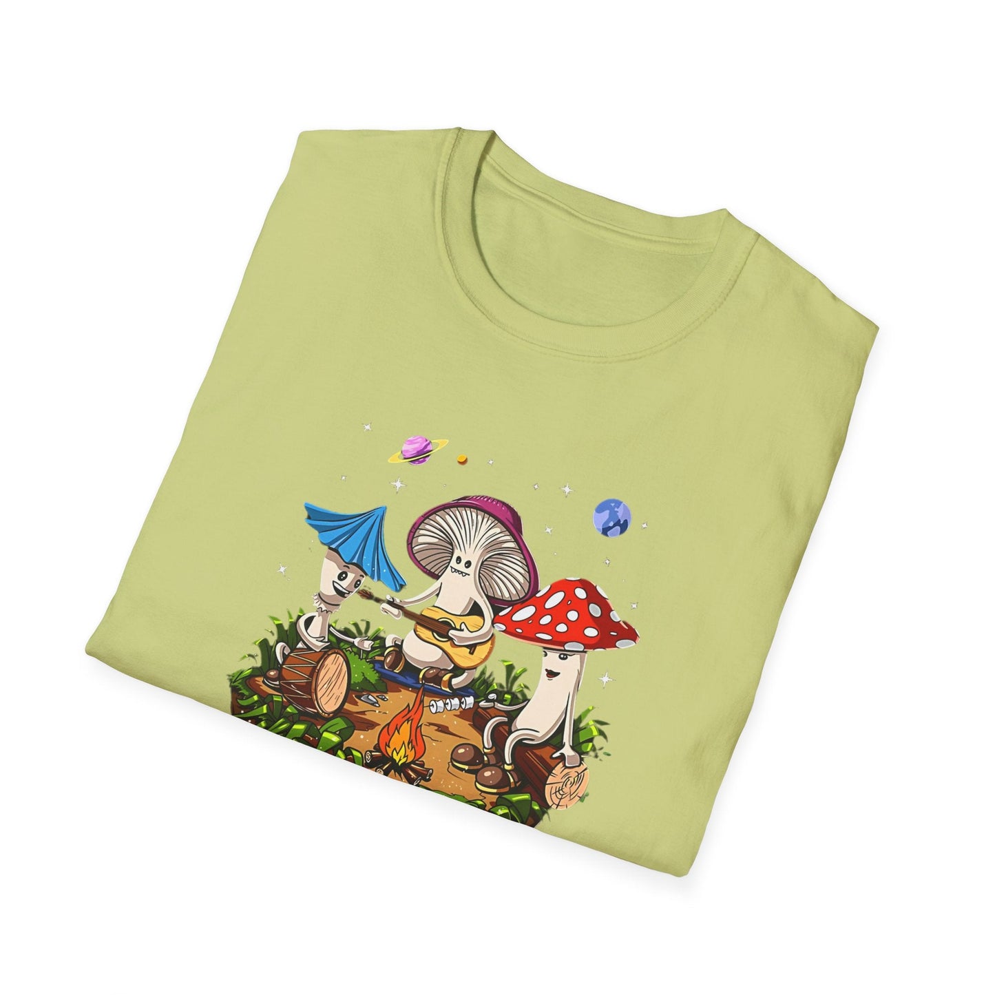 Mashroom Tee Shirt Unisex Funny Mashroom Design Gildan Softstyle 64000 Tee Softstyle Comfort