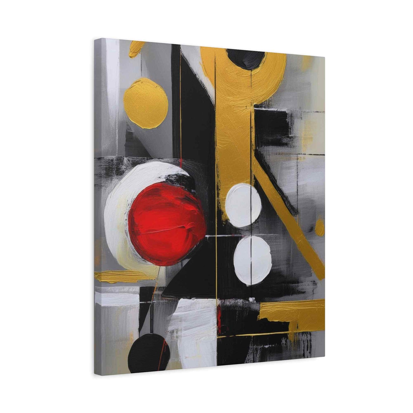Red Abstract Painting Print Canvas 20x24,20x30,24x30, 24x32,24x36,30x40, 32x48,36x48,40x60 Pine-Wood Inner Frame ABS-24