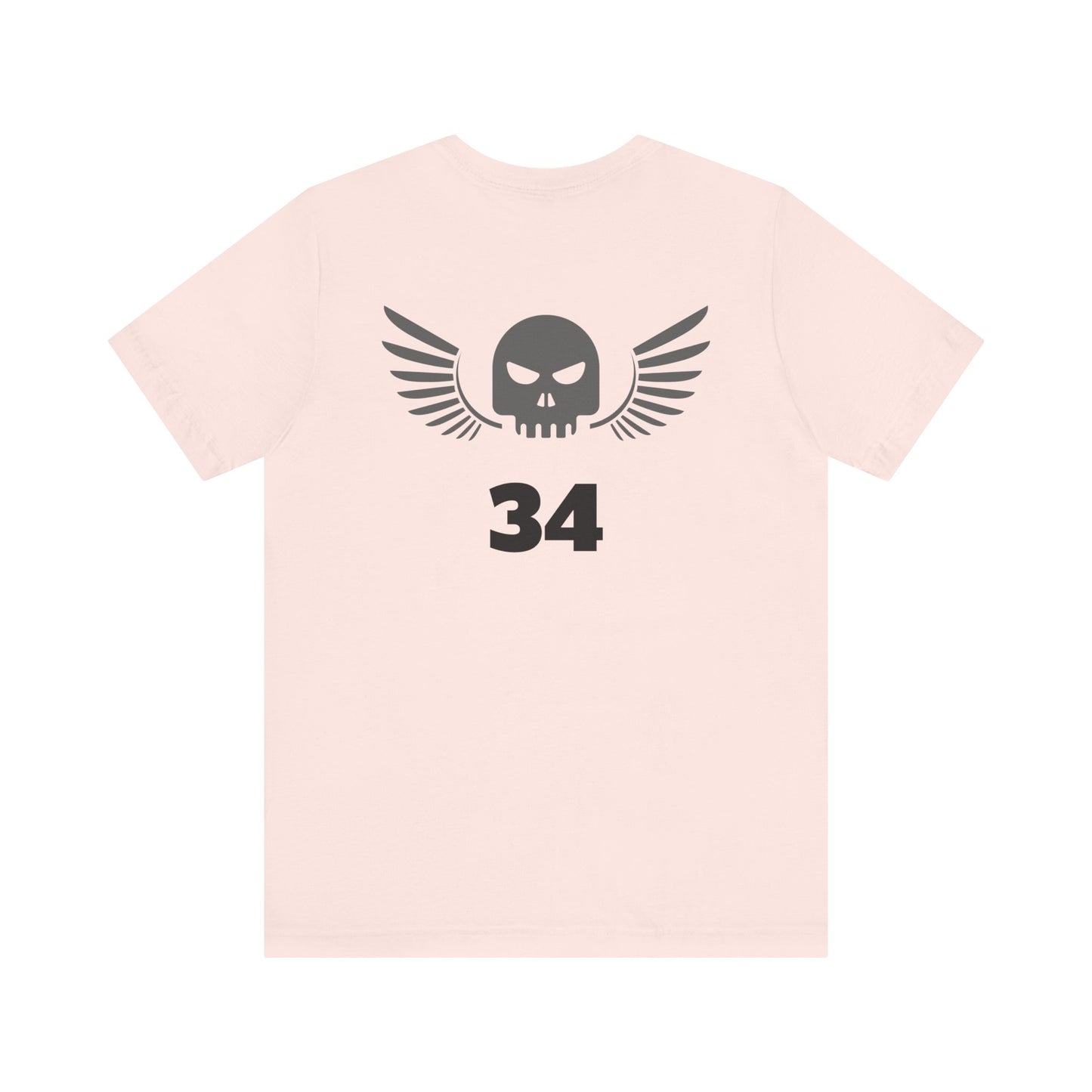 Unisex Cotton Tee Shirt with Skull