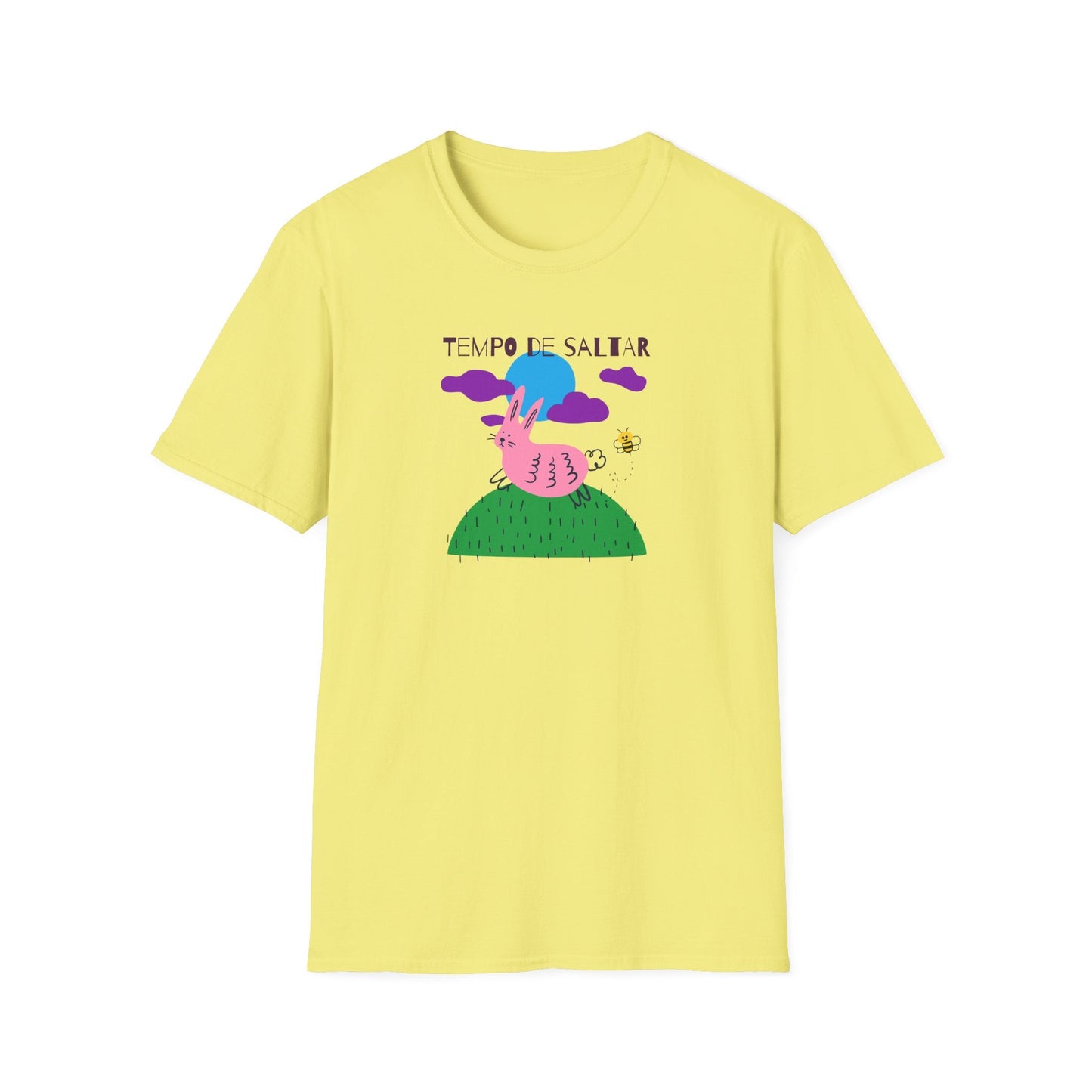 Funny Easter T Shirt Unisex Softstyle 64000 Art Design With Easter Prints 100 Percent Ring Spun Cotton