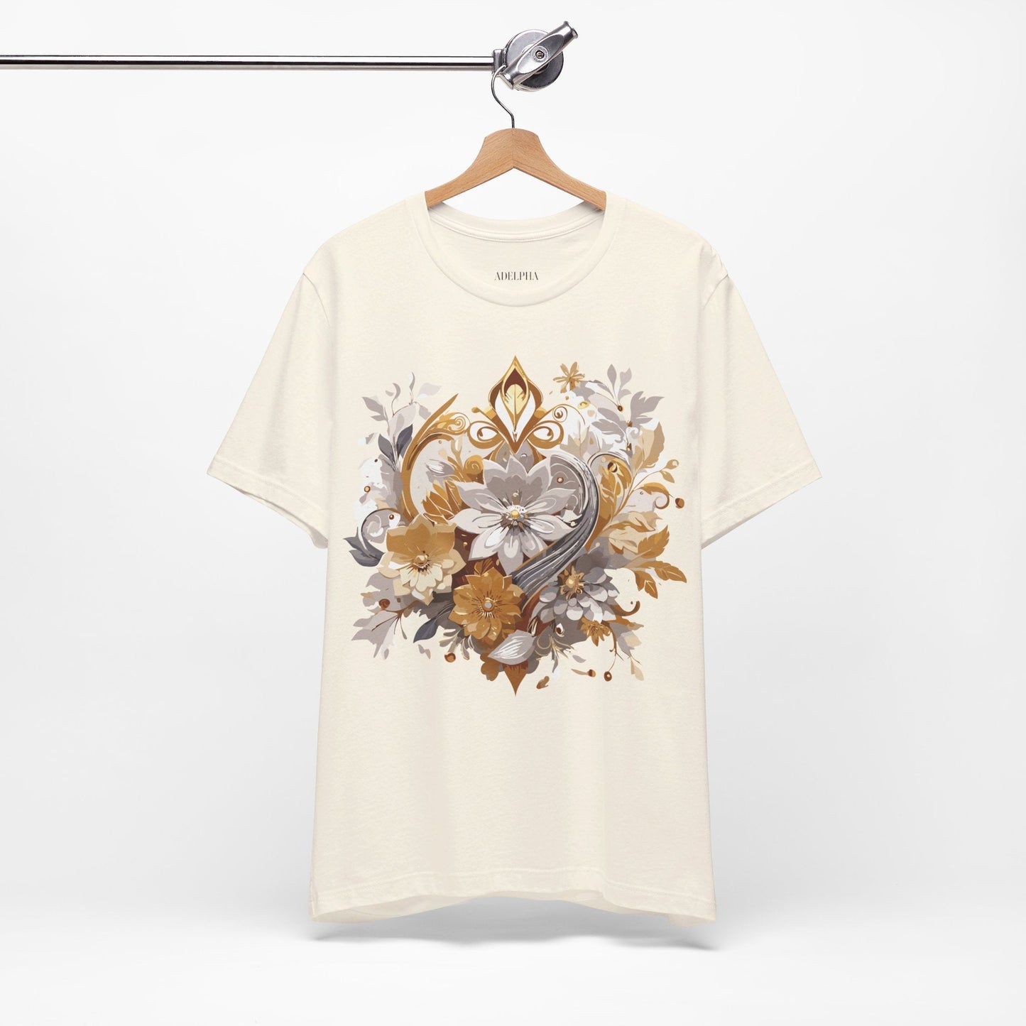 Adelpha Vintage Inspired Unisex Graphic Tee Short Sleeve Jersey Art Design Premium Casual Wear