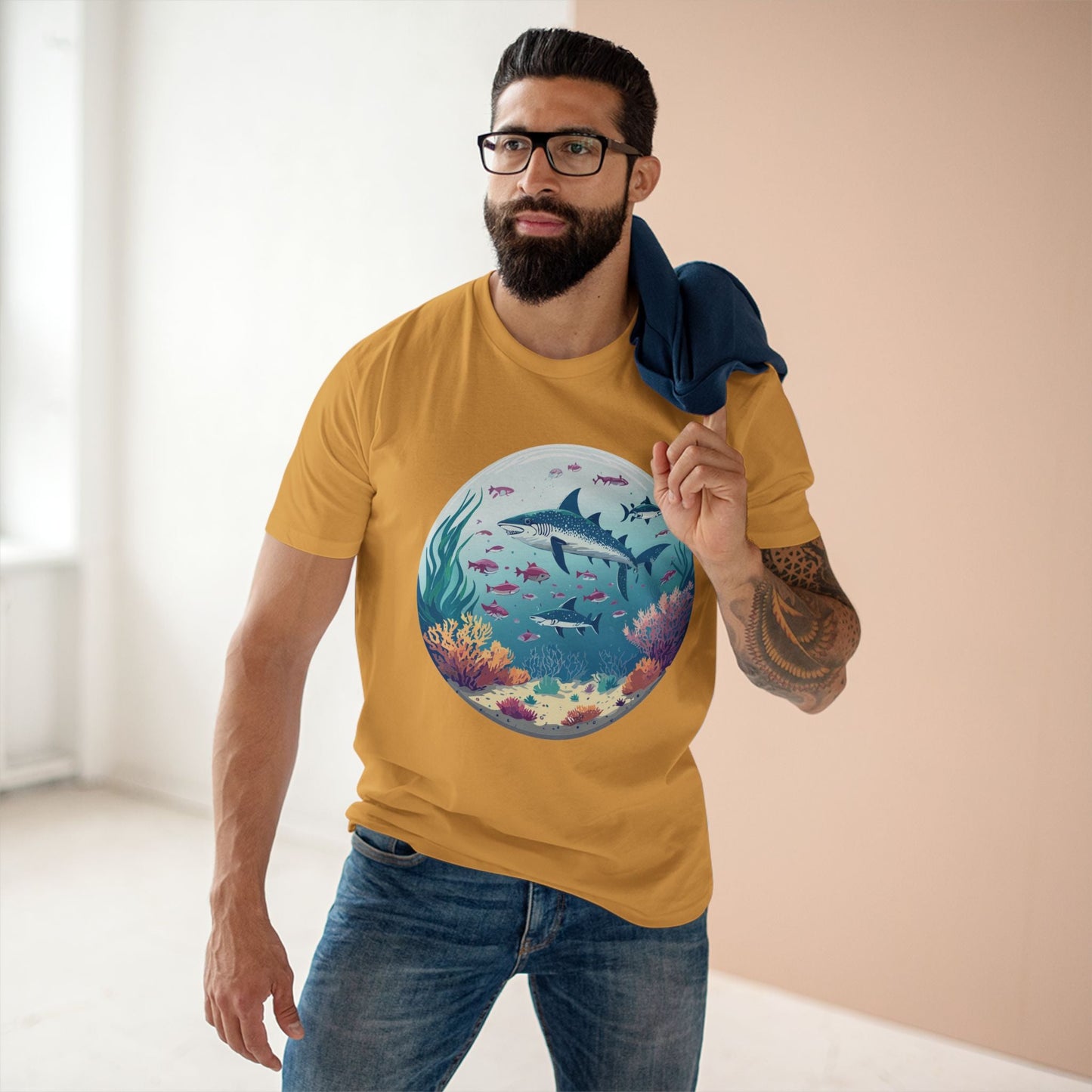 Ocean Shirt Ocean Pacific OP19 Unisex Premium Cotton Tee With Original Art Design