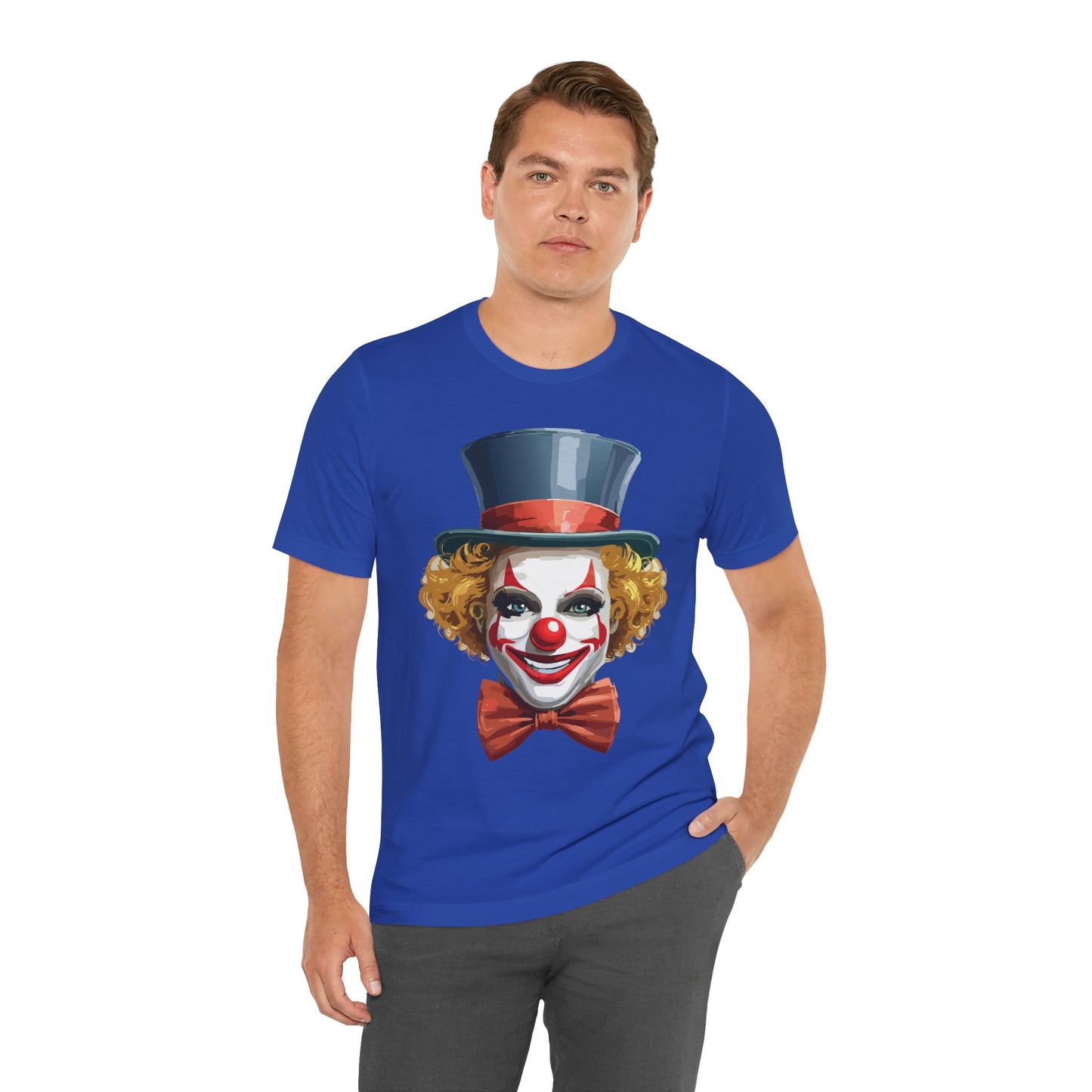 Clown Shirt, Funny Shirt, T-Shirt with Clown, Funny Art Design Tee, Circus Tees, Circus T-Shirt, Unisex Humor Wear 11