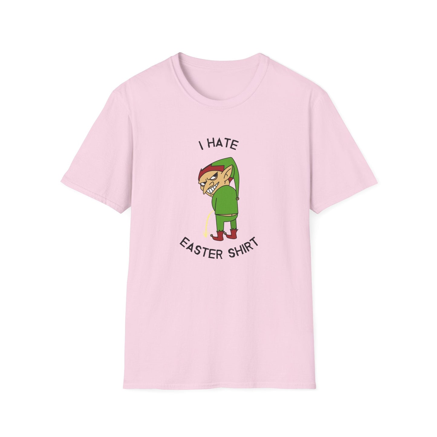 Unisex Easter T Shirt With Art Design Softstyle 100 Percent Ring Spun Cotton Lightweight Tee