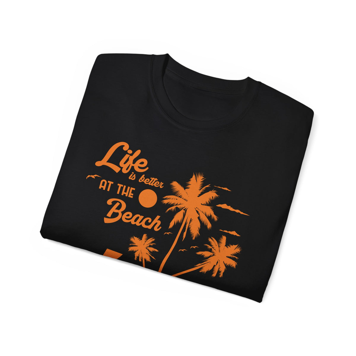 Life is Better at the Beach T-Shirt | Palm Tree Island Graphic Tee