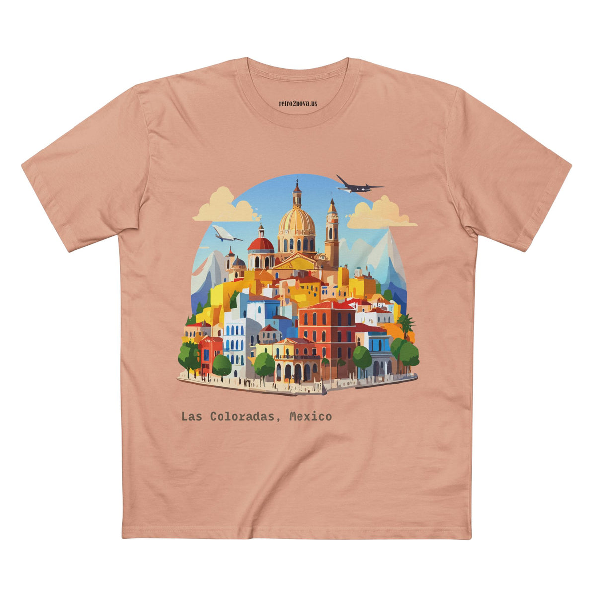 Las Coloradas Mexico Cityscape tee | Travel souvenir tee