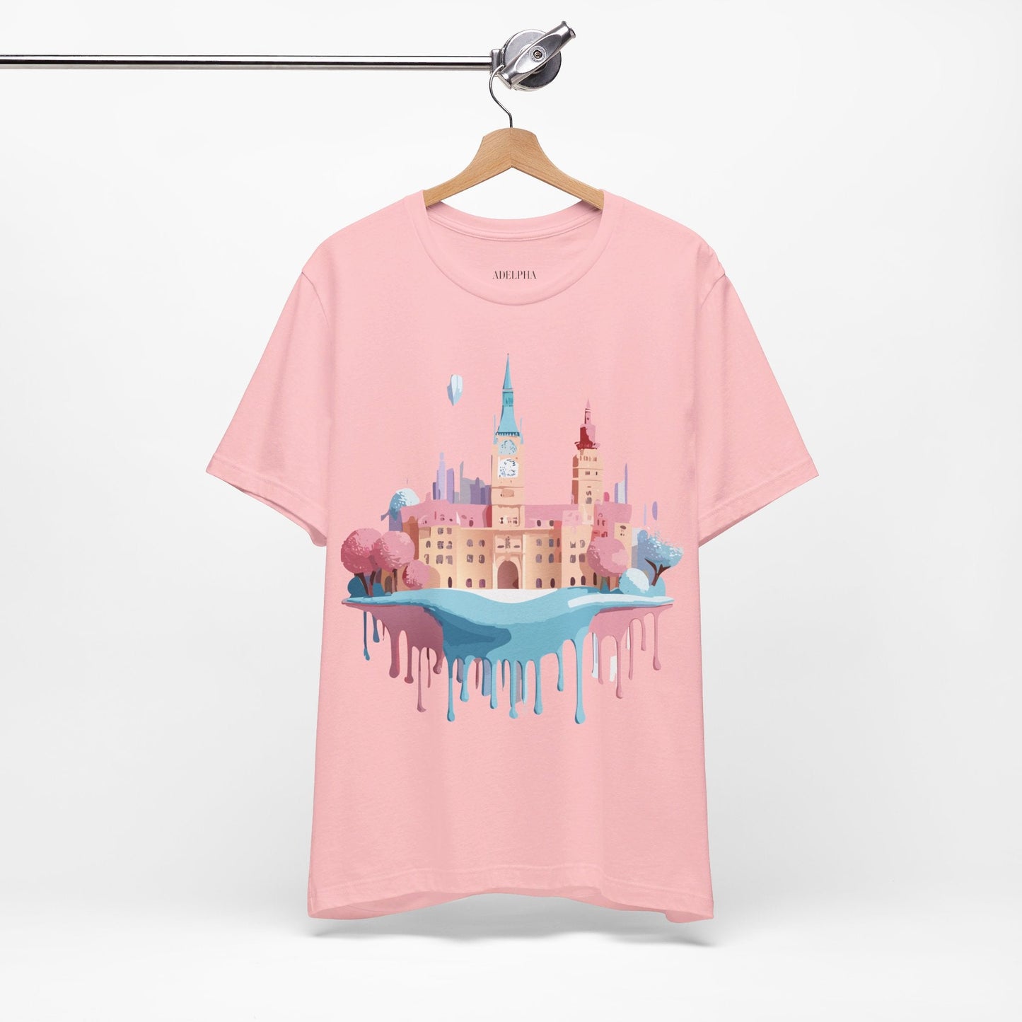 Tourist Shirt Prague Graphic Tee Unisex Jersey Short Sleeve Vintage Style Adelpha