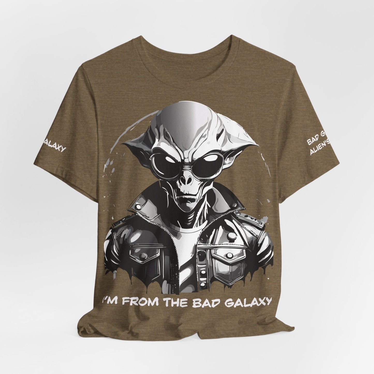 Alien Tee Shirt From Bad Galaxy Made To Order 100 Percent Cotton Lightweight Free Shipping