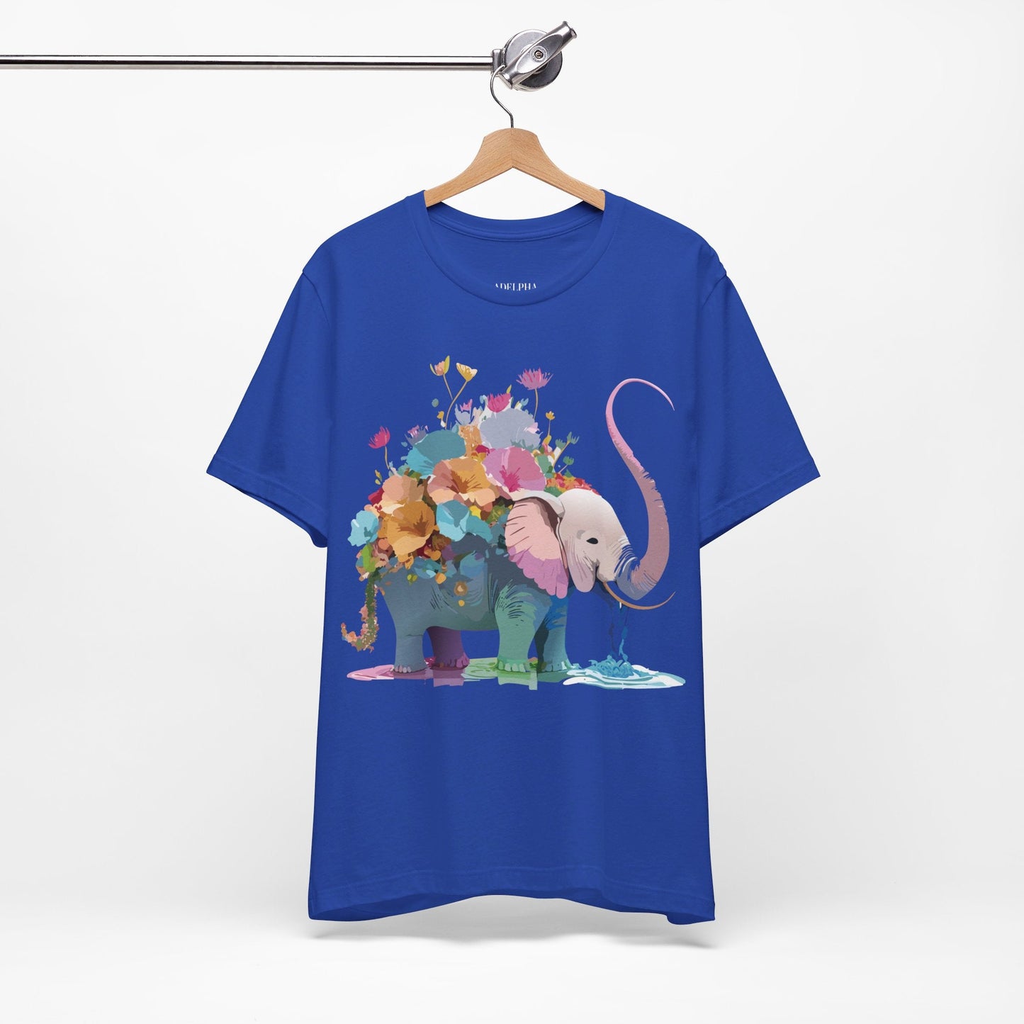 Elephant Graphic T Shirt Unisex Vintage Inspired Art Tee Adelpha Short Sleeve Artwork