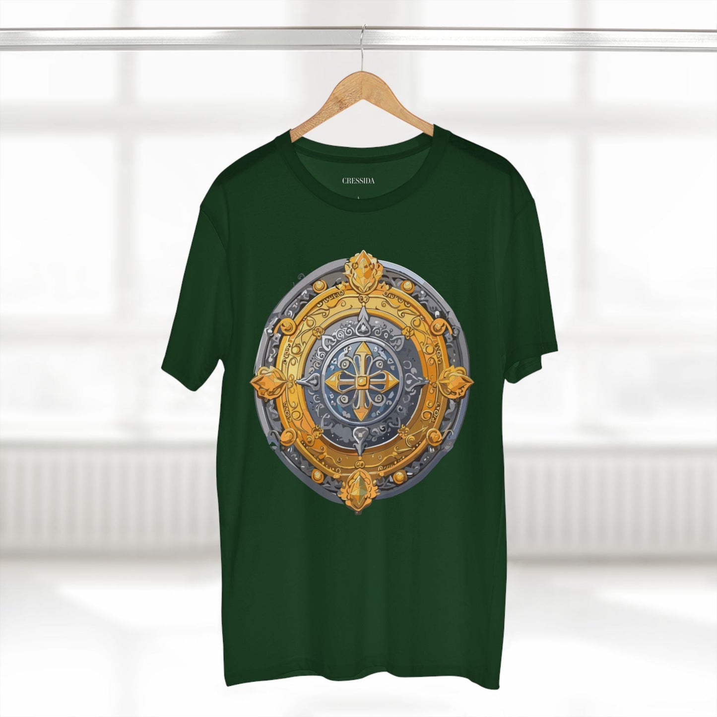 Antique Gold Coin Graphic Design T-Shirt Unisex 100 Cotton With Golden Print Artwork Tee 8